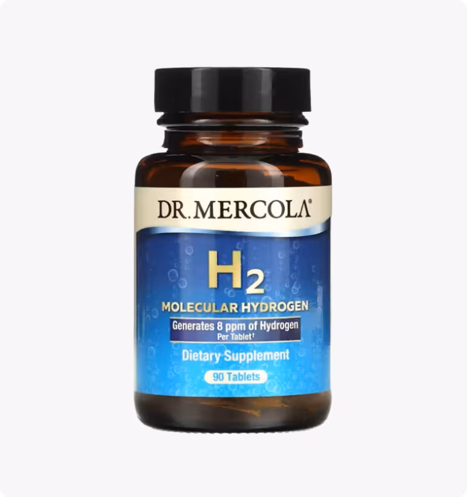Dr. Mercola, молекулярный водород H2, 90 таблеток