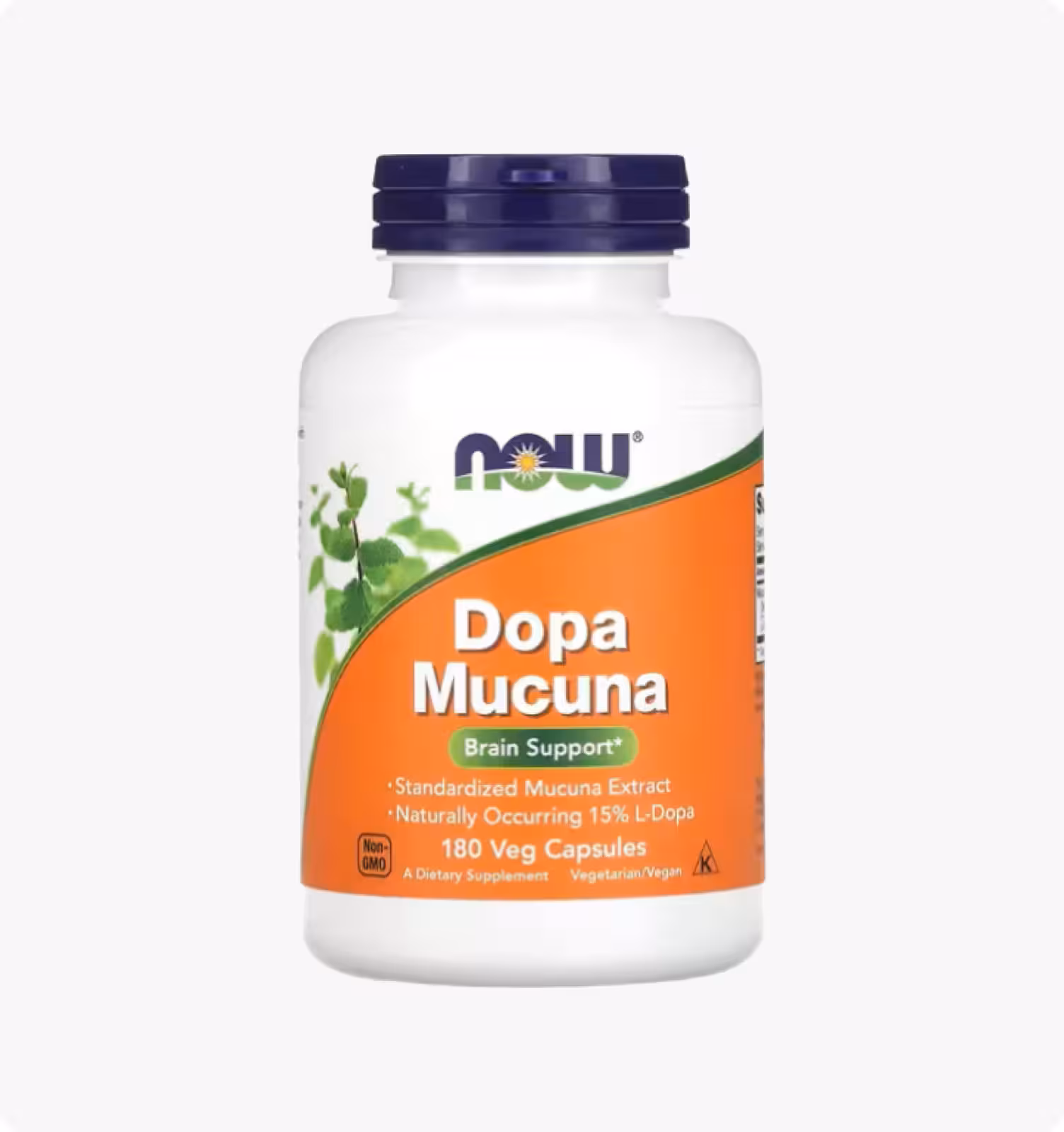 NOW Foods, Dopa Mucuna, 180 растительных капсул