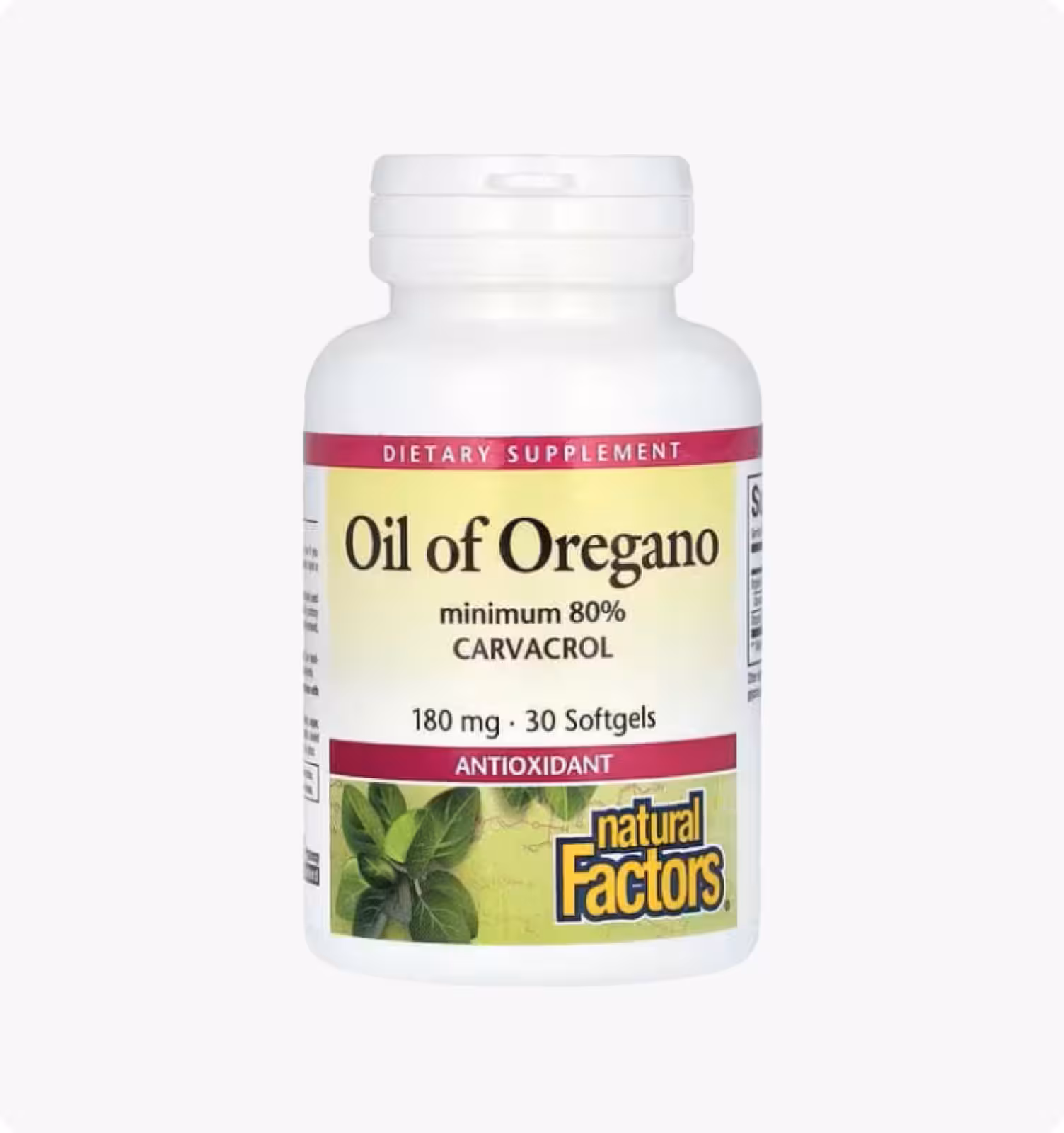 Natural Factors, Organic Oil of Oregano, 30 softgels