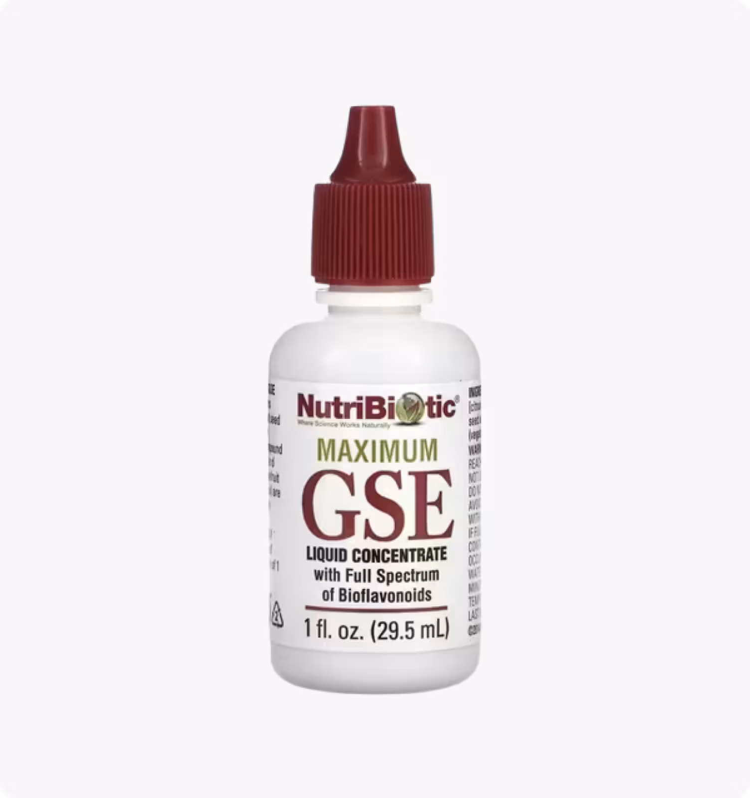 NutriBiotic, Maximum GSE, жидкий концентрат, 29,5 мл (1 жидкая унция)
