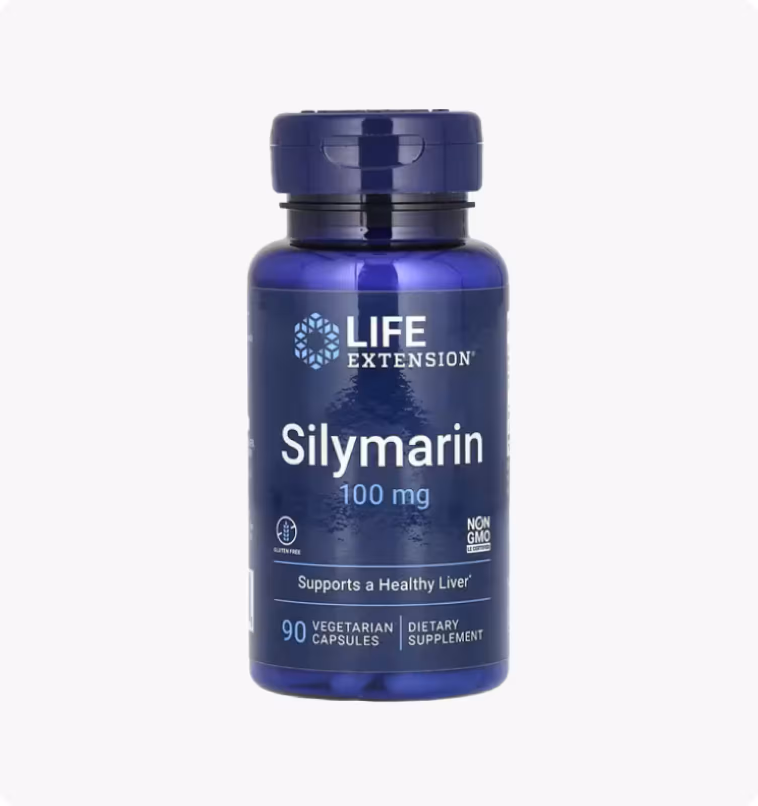 Life Extension, Силимарин, 100 мг, 90 вегетарианских капсул
