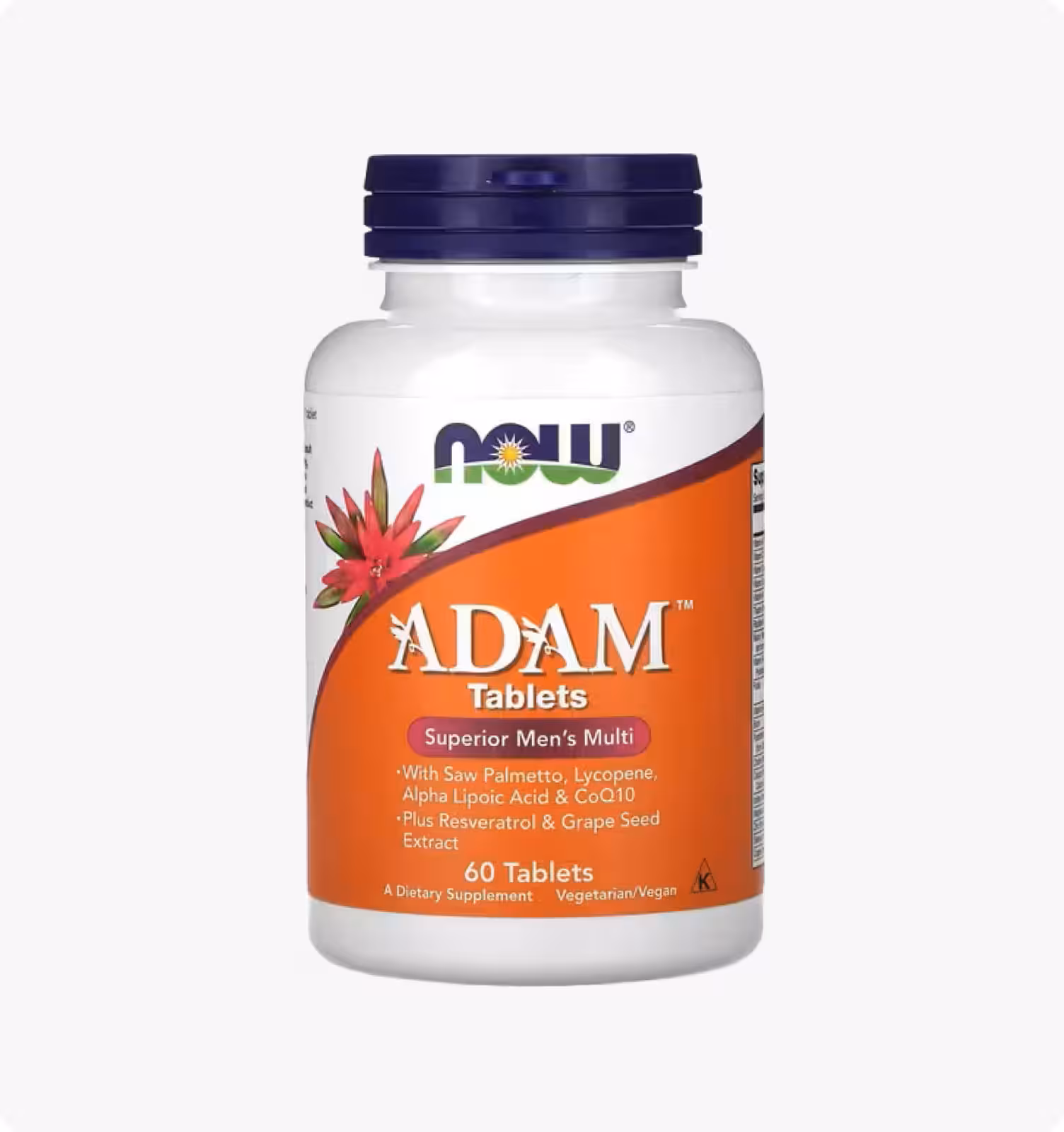 NOW Foods, ADAM, улучшенные мультивитамины для мужчин, 60 таблеток
