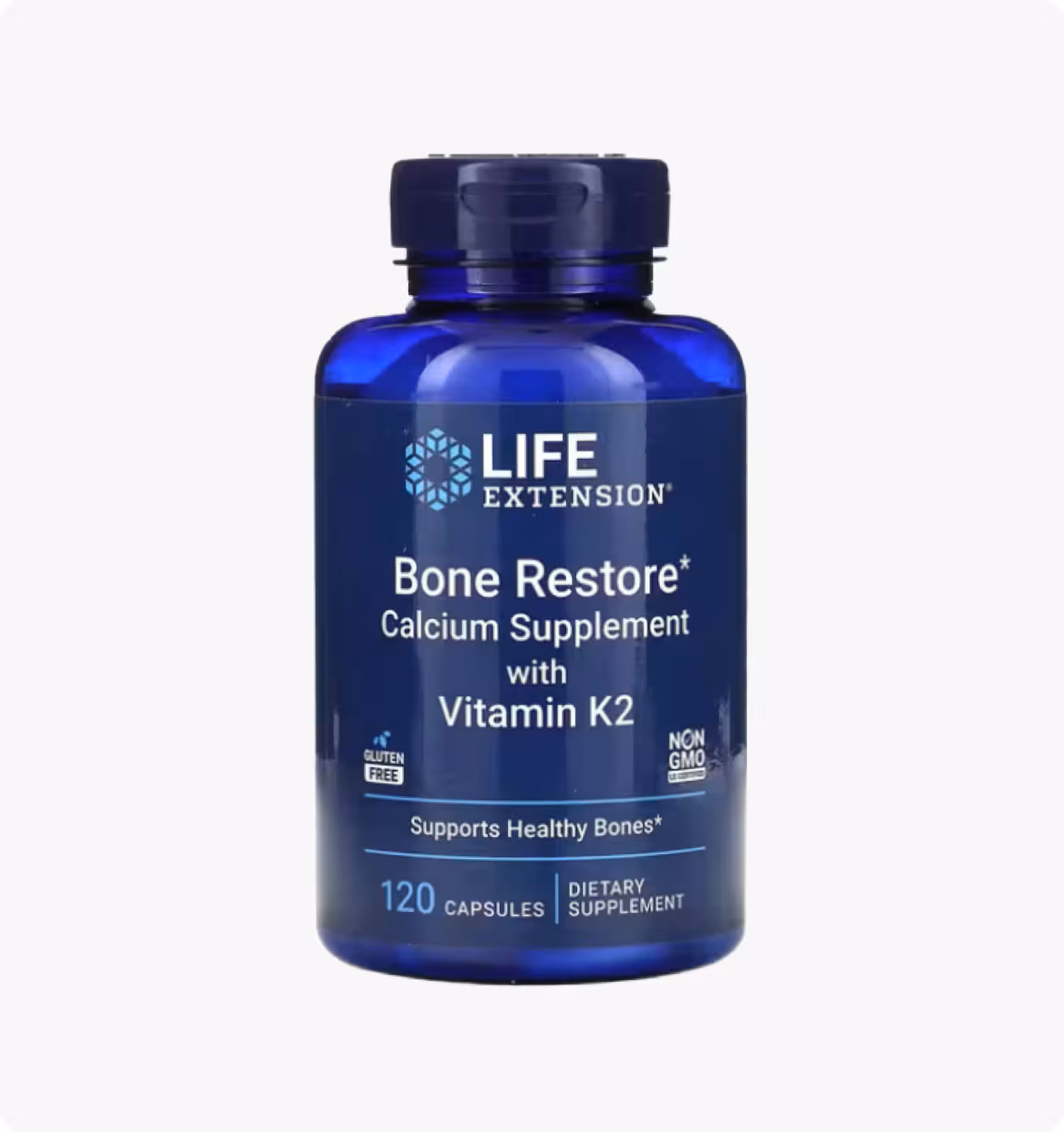 Life Extension, восстановление костей с витамином К2, 120 капсул