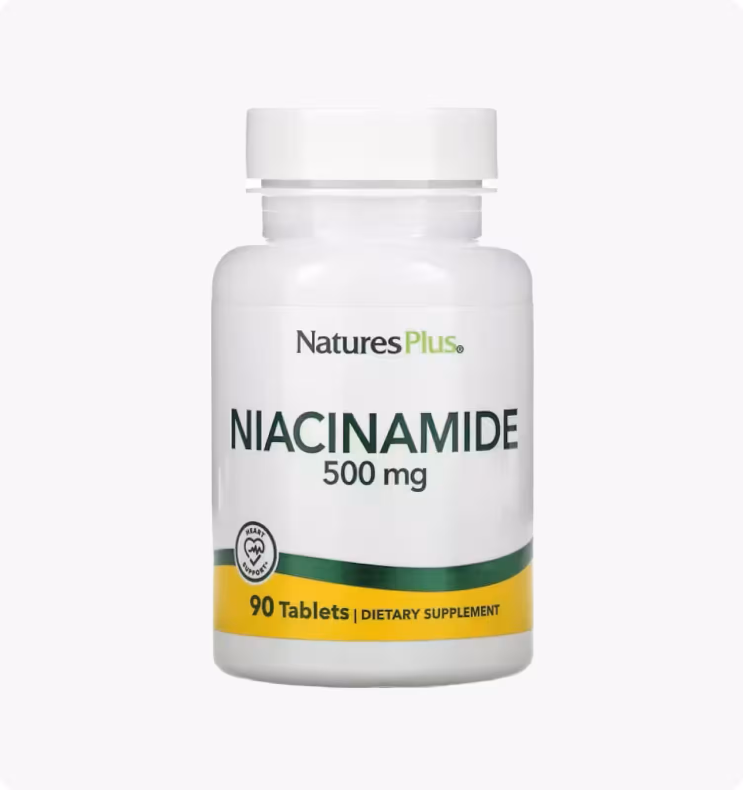 Nature's Plus, Ниацинамид 500 мг, 90 таблеток