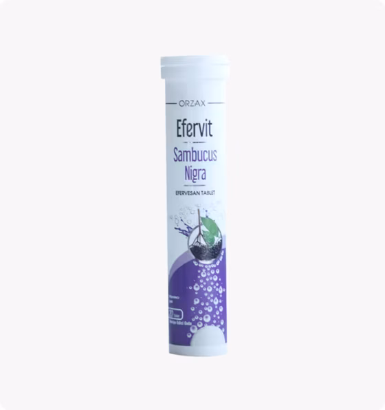 ORZAX, Efervit, Экстракт черной бузины, 20 таблеток
