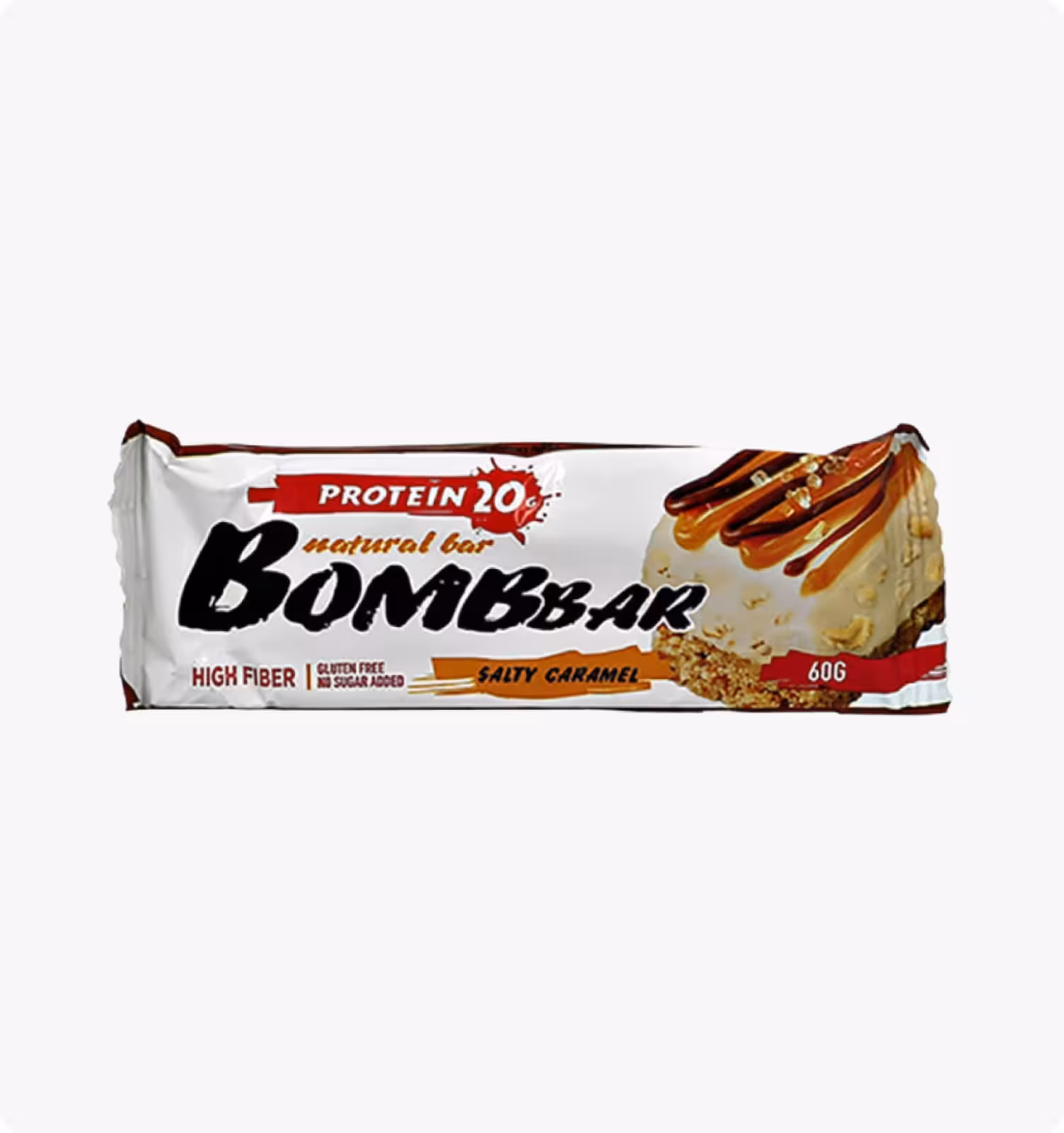 BOMBBAR,Батончик протеиновый "Солёная карамель", 60 г