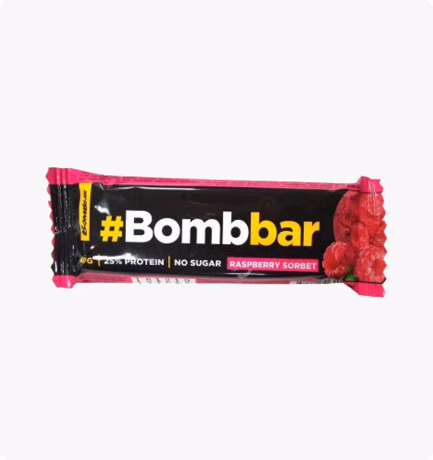 BOMBBAR, Батончик глазированный, "Малиновый сорбет", 40 гр.