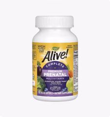 Nature's Way, Alive! Полноценный мультивитаминный комплекс для беременных, 60 вегетарианских