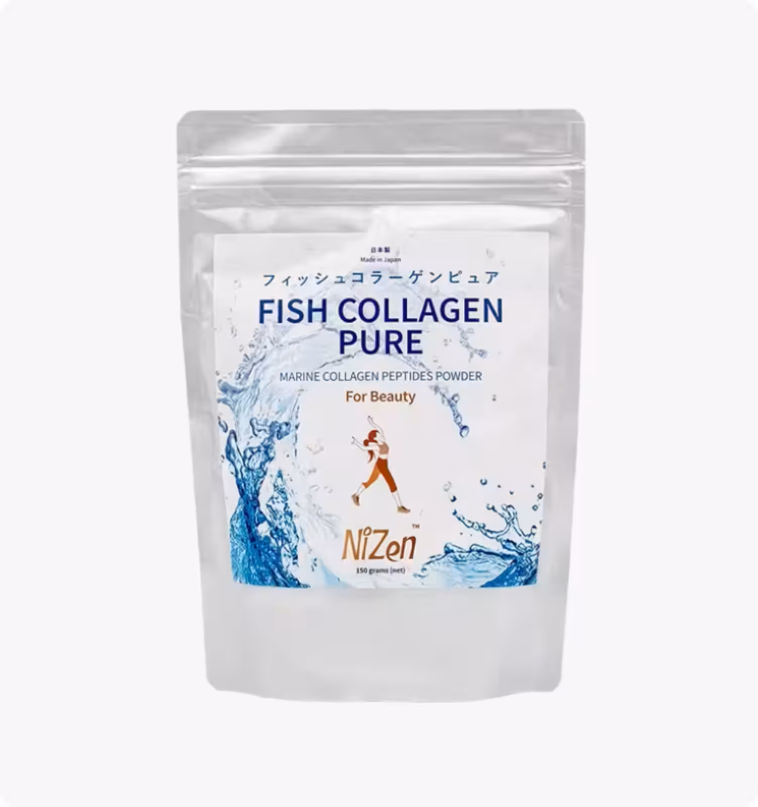 EBISU GROUP, Nizen Fish Collagen Pure, Коллаген, 150гр For Beauty