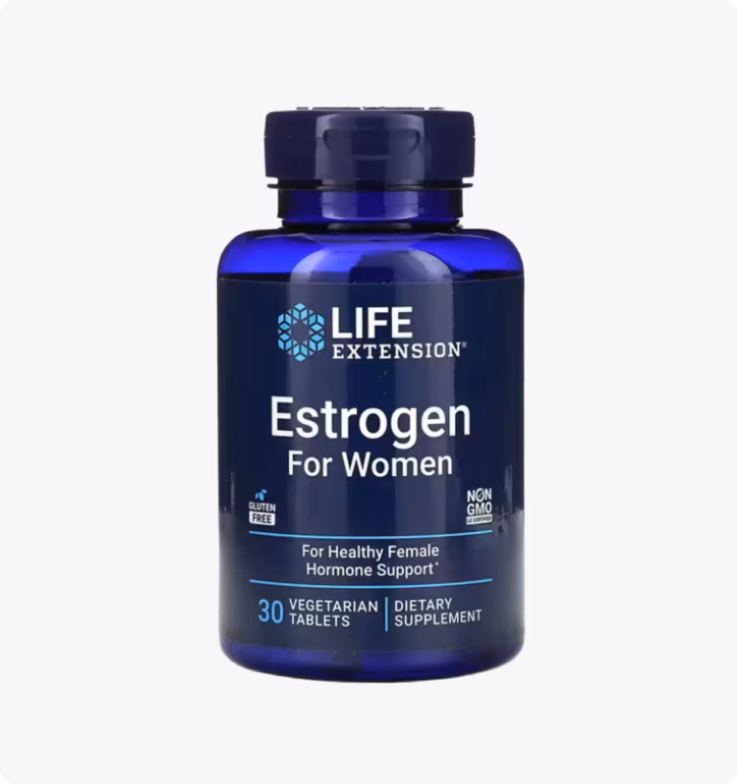 Life Extension, эстроген для женщин, 30 вегетарианских таблеток