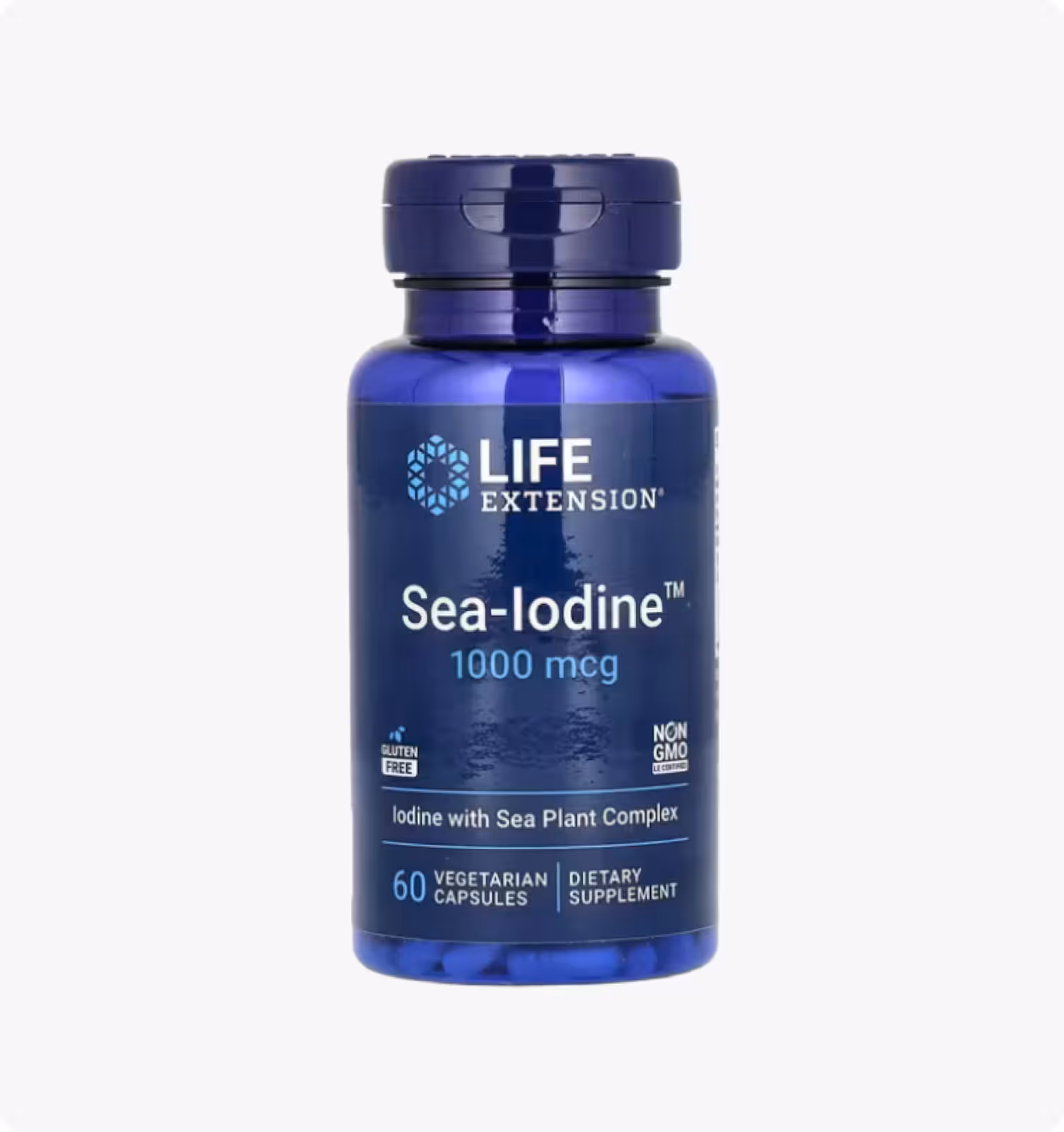 Life Extension, Sea-Iodine, 1000 мкг, 60 вегетарианских капсул