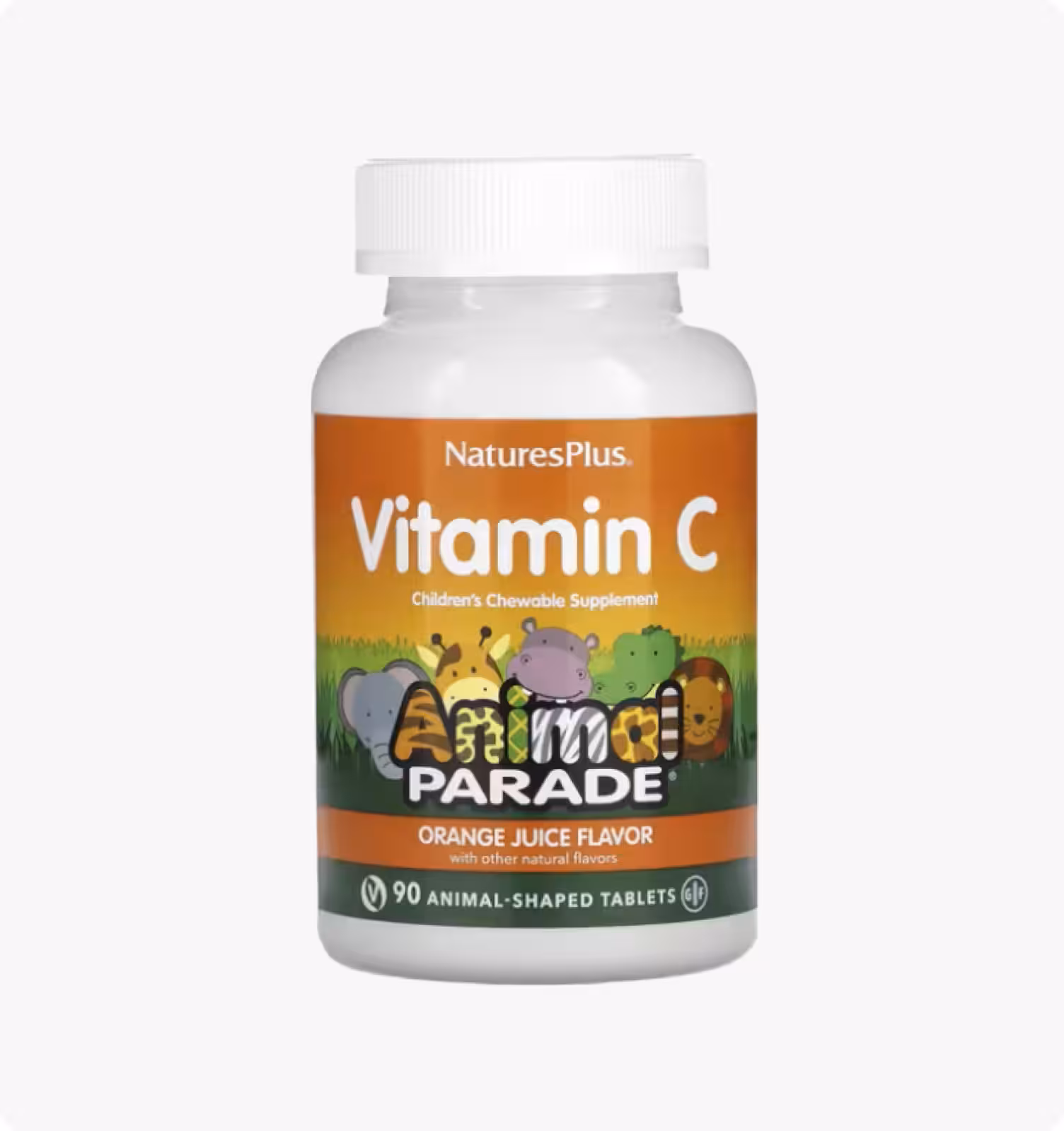 Nature's Plus, Animal Parade, Витамин C, 90 таблеток