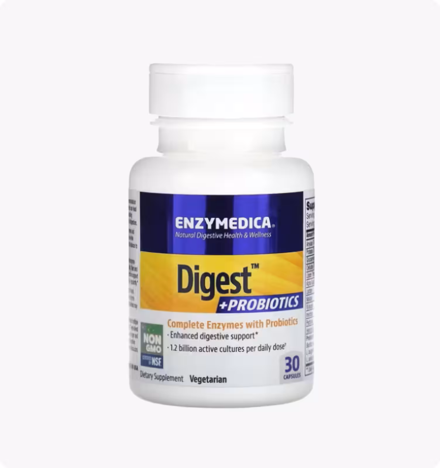 Enzymedica, Digest Complete пробиотики, 30 капсул