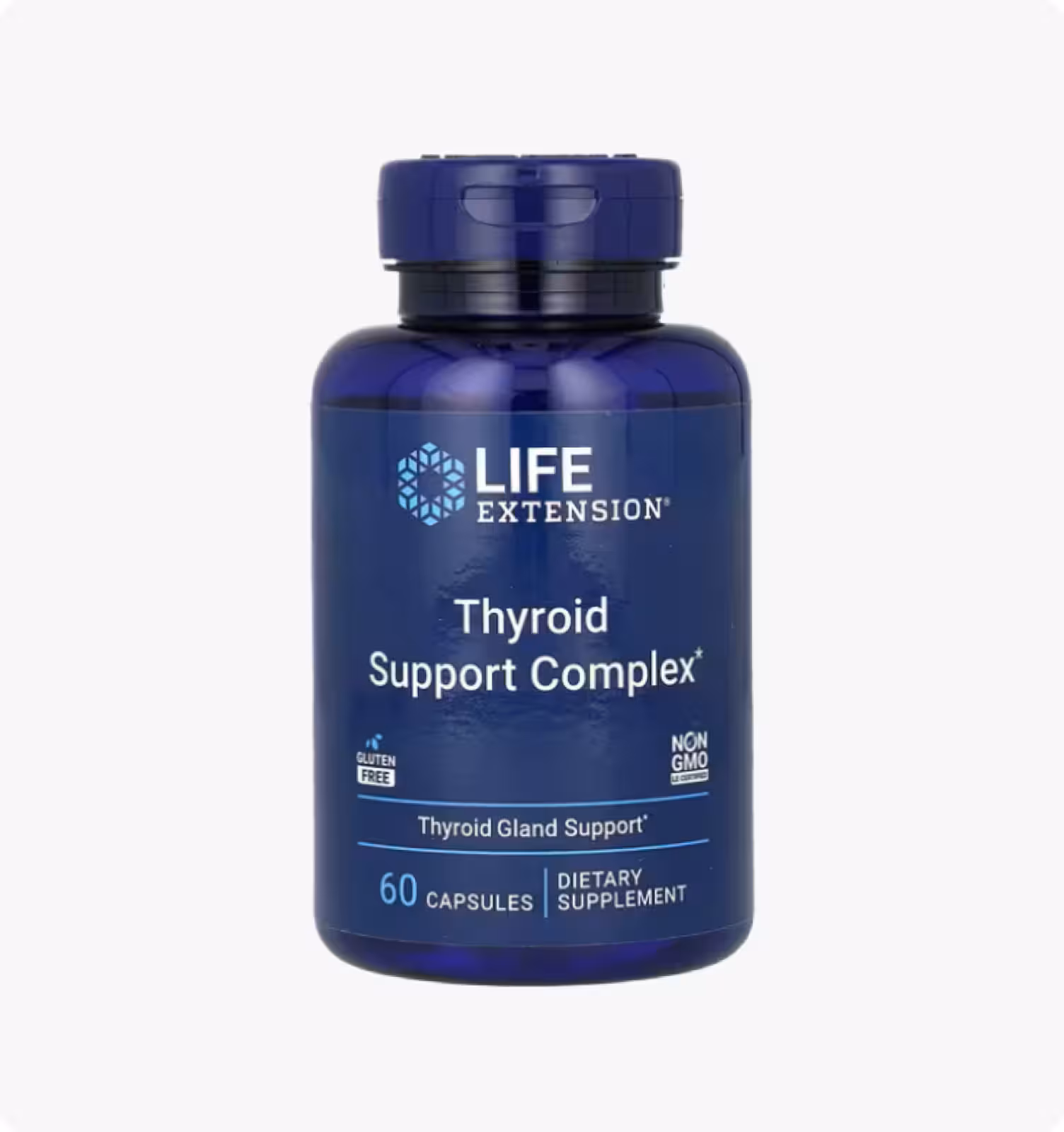 Life Extension, Triple Action Thyroid, комплекс для здоровья щитовидной железы тройного действия, 60