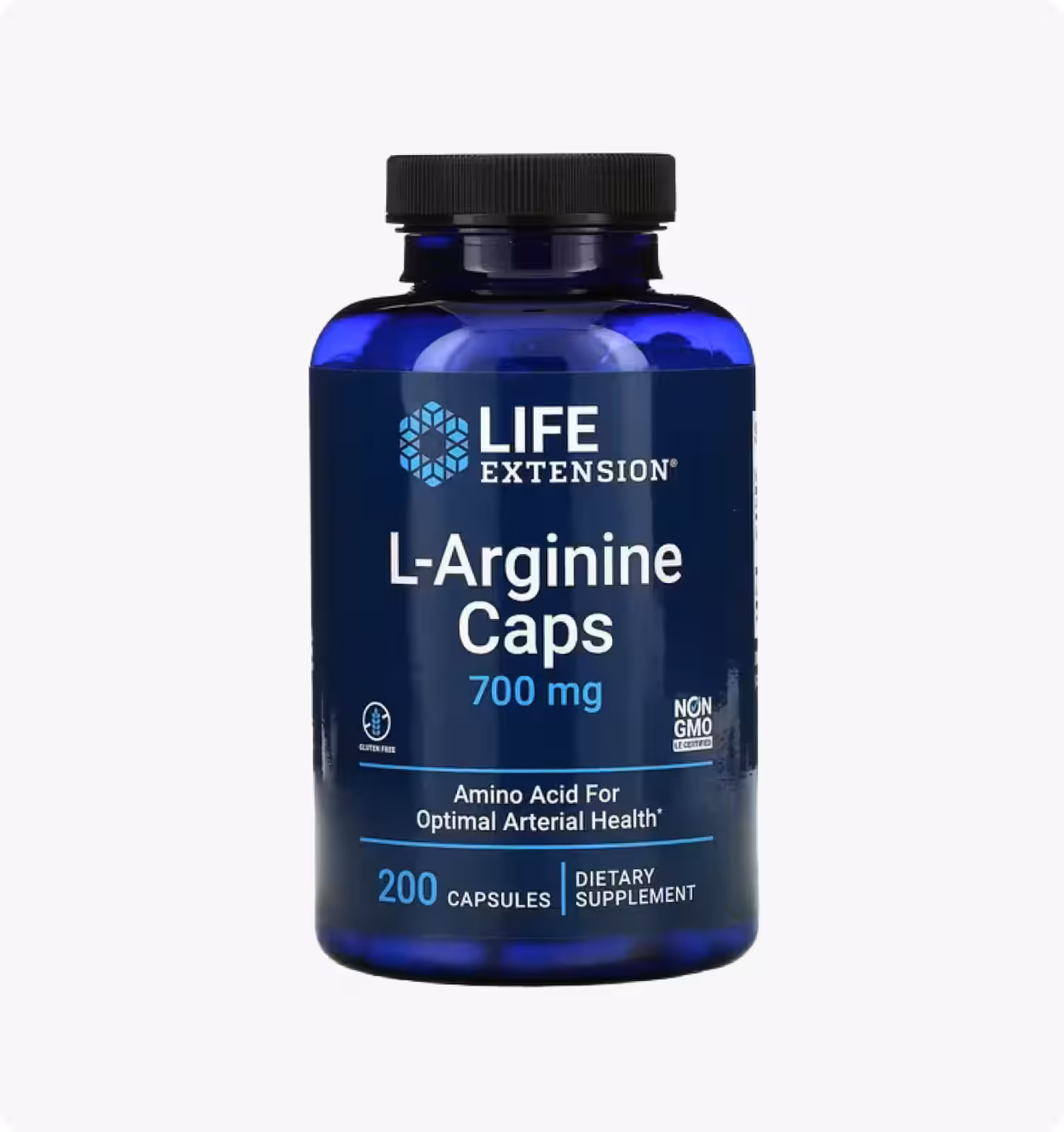 Life Extension, L-аргинин, 700 мг, 200 капсул