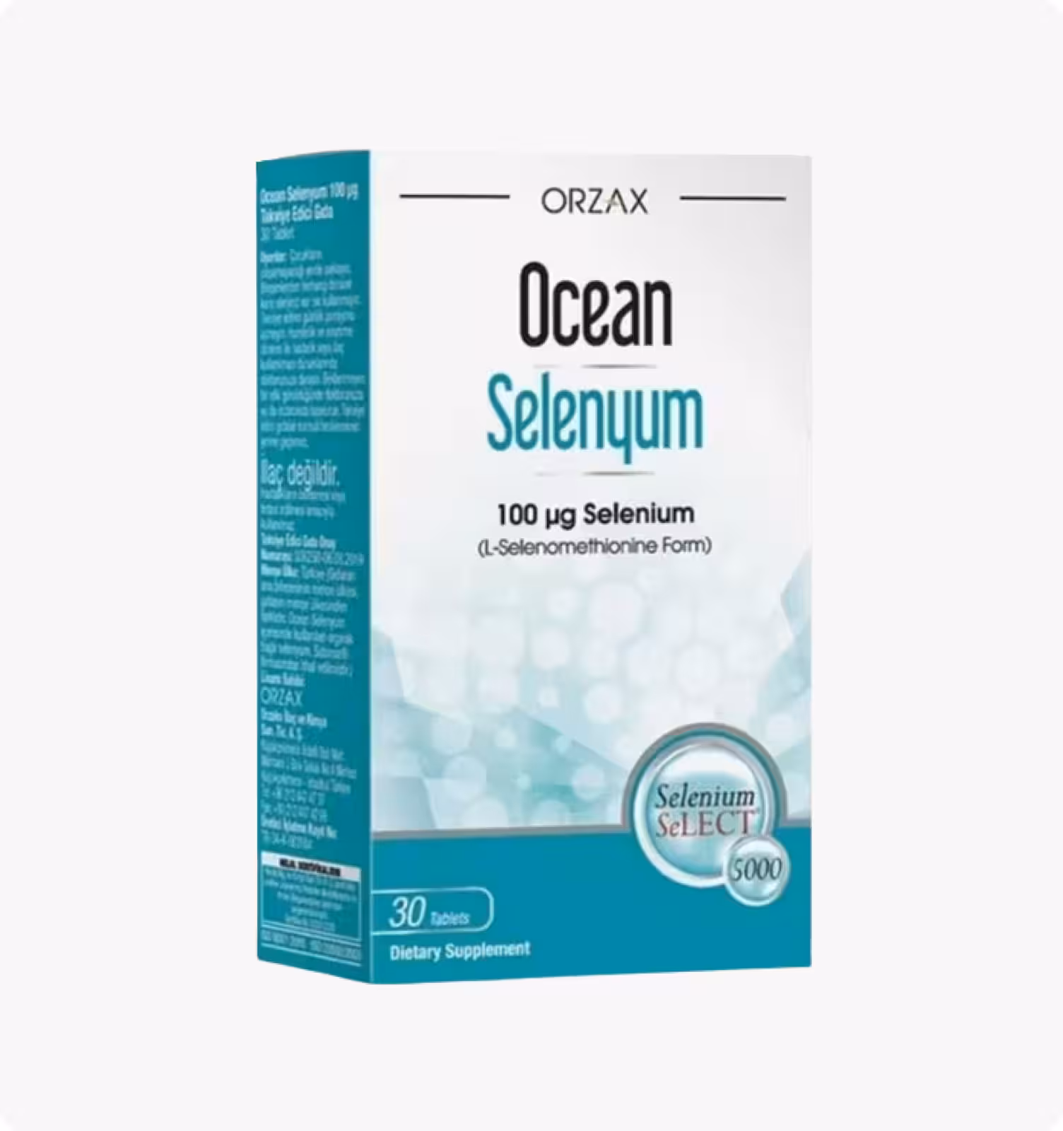 Ocean, селен, 100mg, 30 таблеток