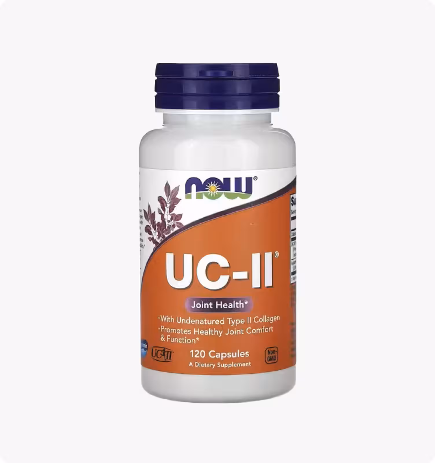 NOW Foods, UC-II, добавка для здоровья суставов, неденатурированный коллаген типа II, 120 растительн