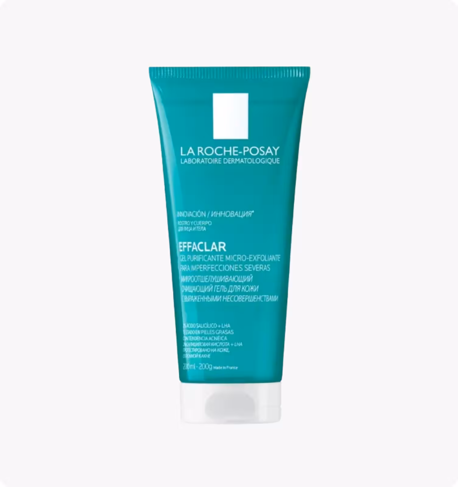 LA ROCHE-POSAY, Effaclar, Гель для лица и тела микроотшелушивающий, 200 мл