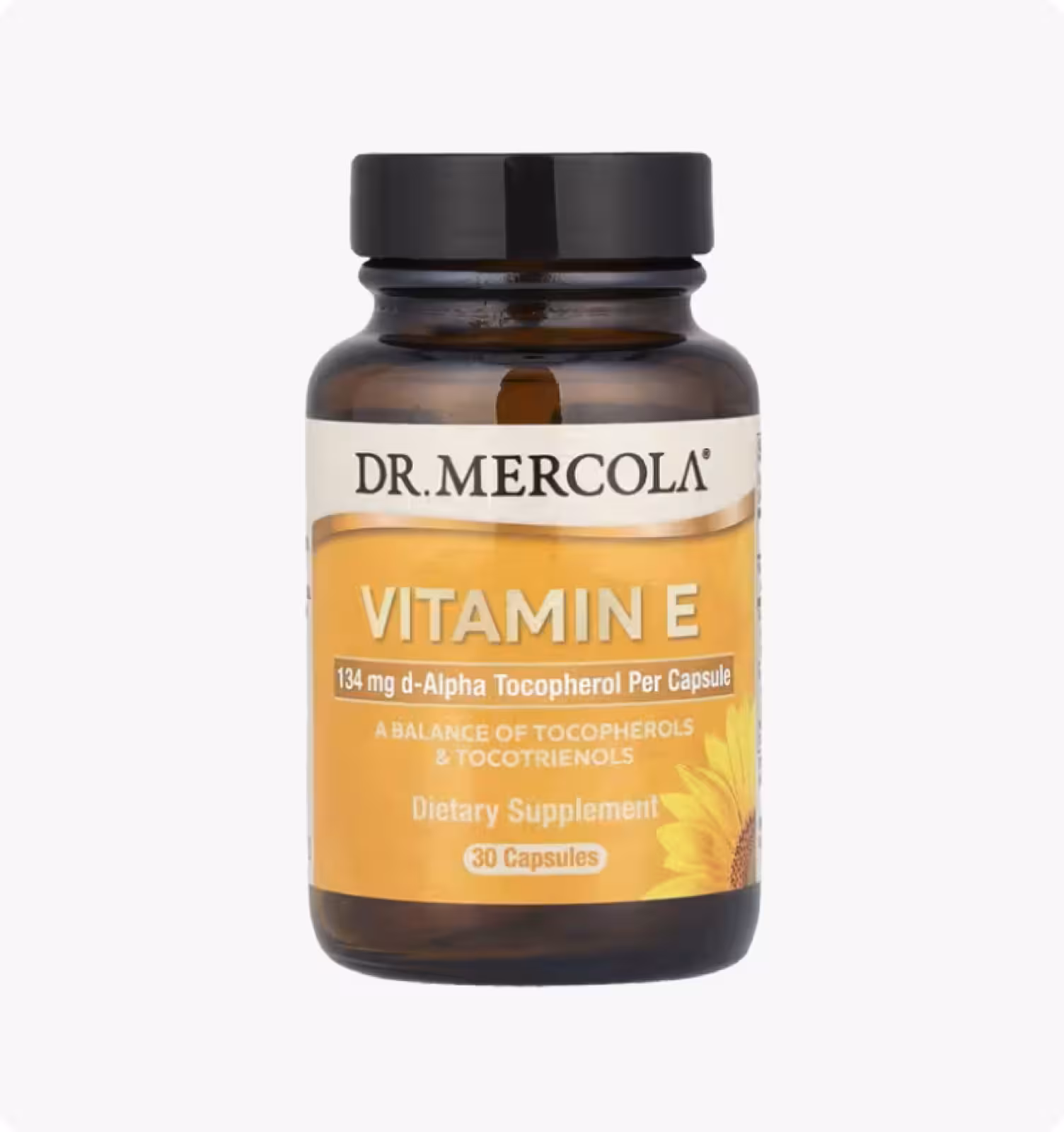 Dr. Mercola, Витамин E, 30 капсул