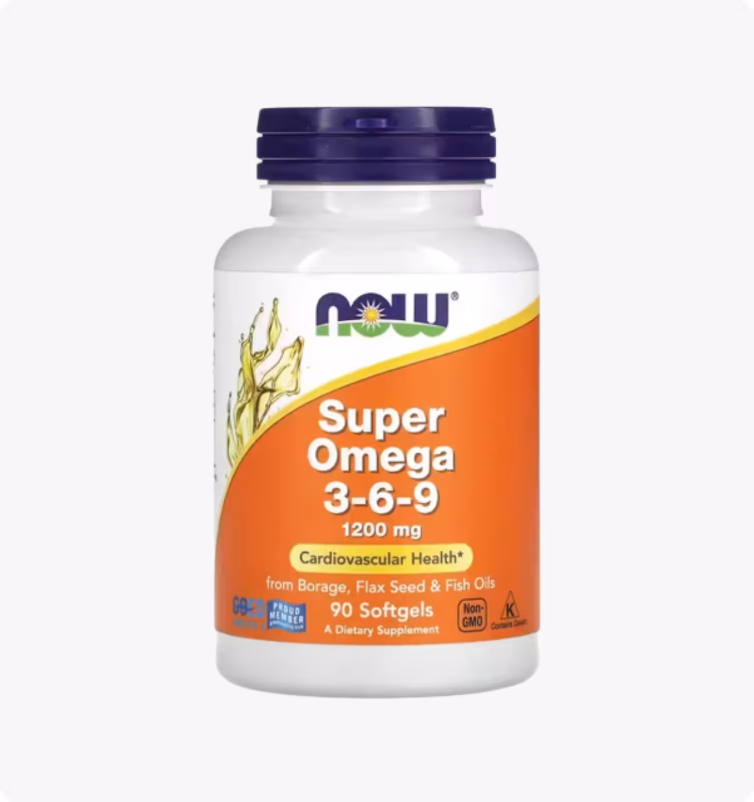 Now Foods, комплекс «Супер Омега 3-6-9», 1200 мг, 90 капсул
