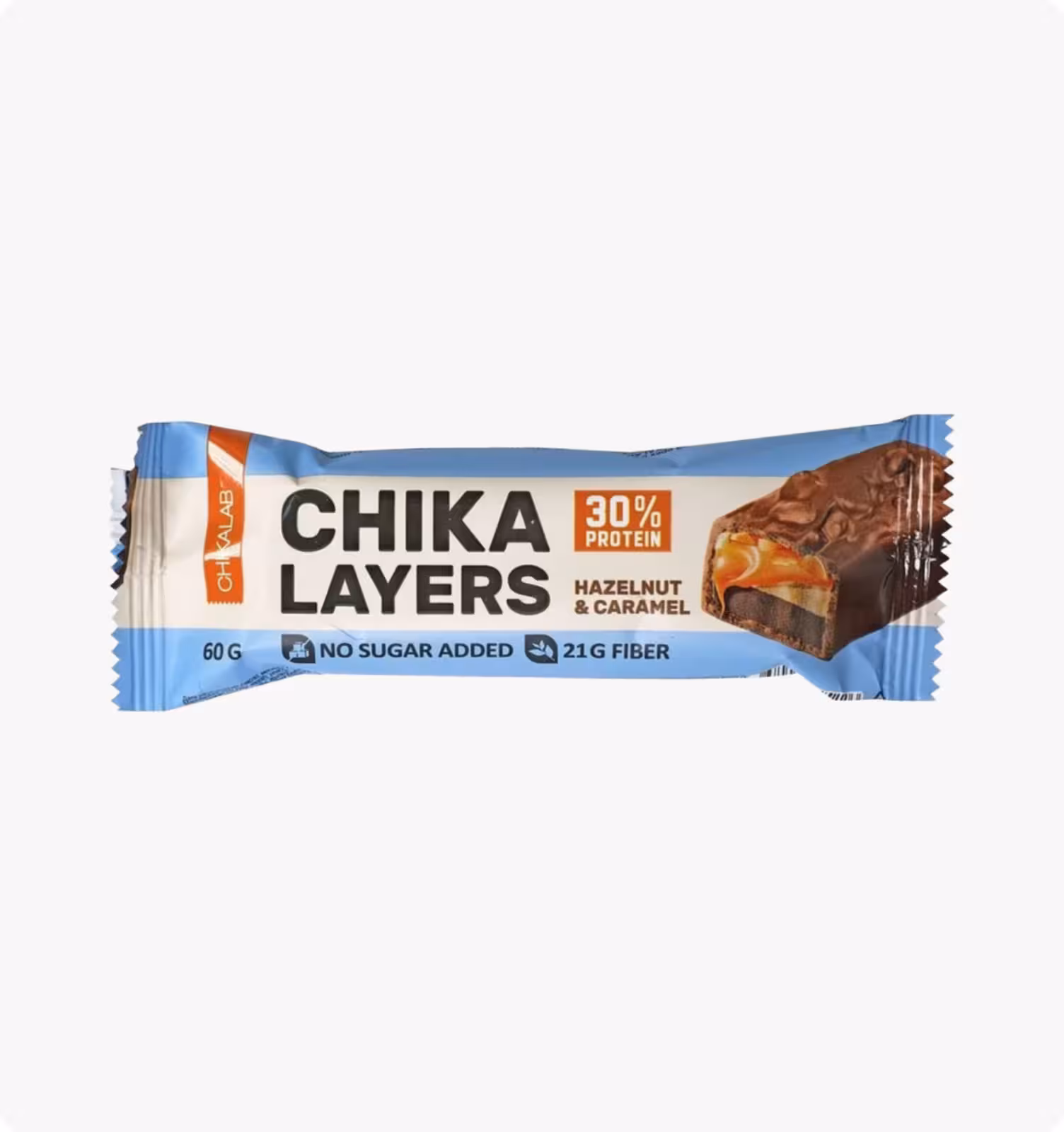 CHIKALAB,глазированный со вкусом Лесной орех с карамелью 60 г