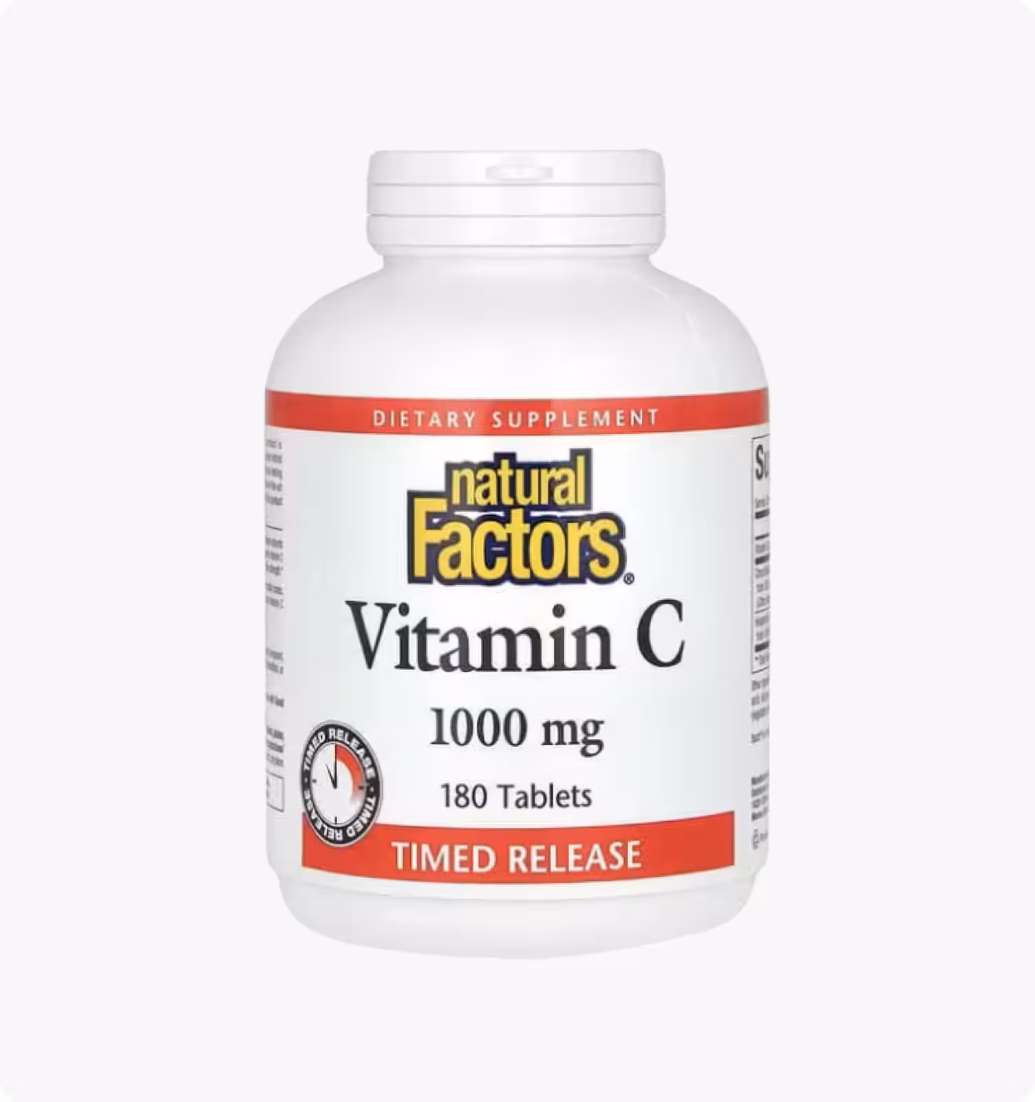 Natural Factors Vitamin C 1000 mg Time Release 180 Tablets