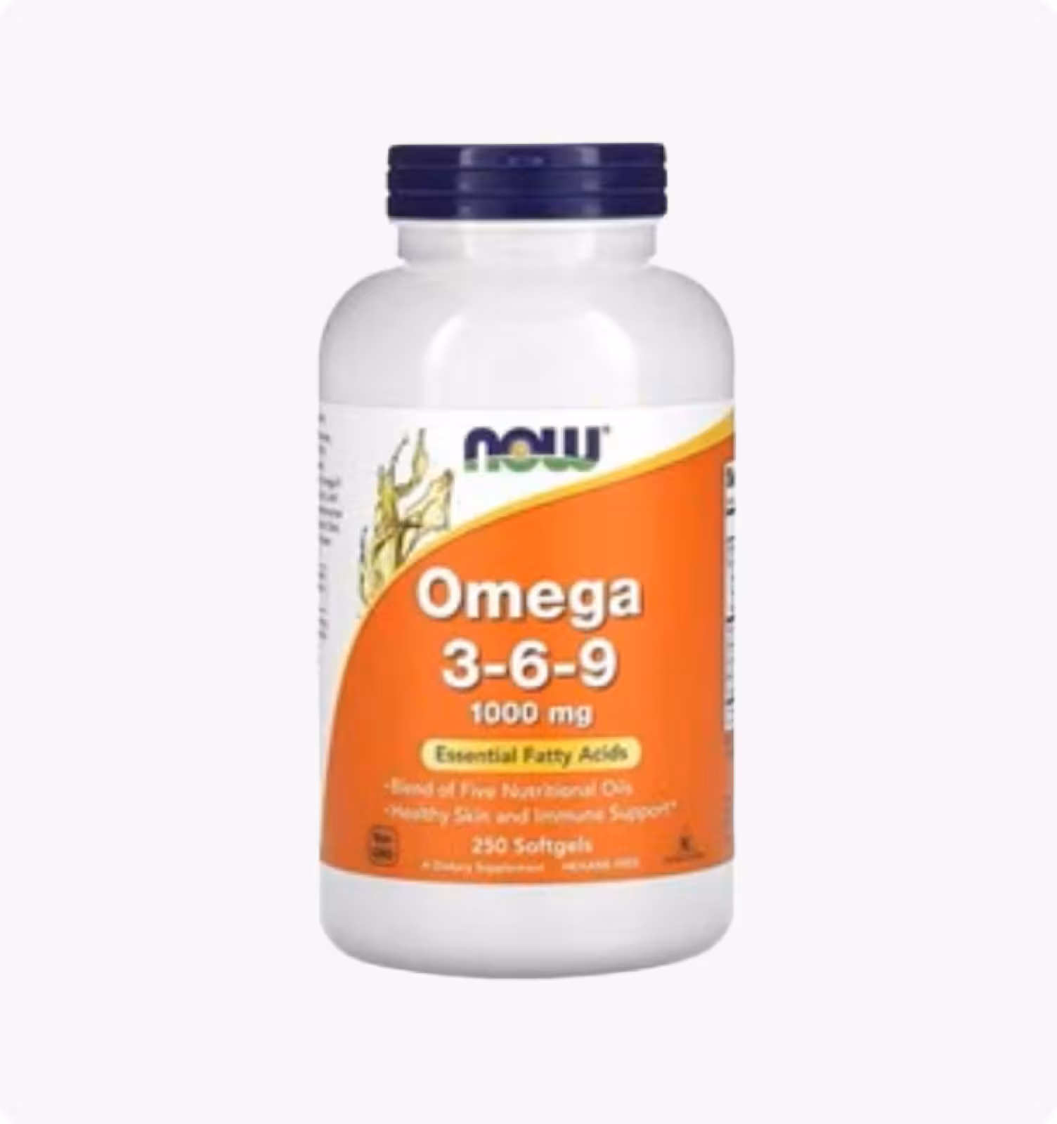 Now Foods, Омега 3-6-9, 1000 мг, 250 мягких желатиновых капсул