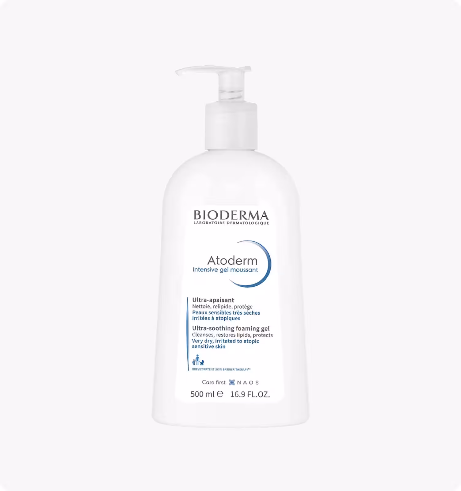 BIODERMA, Atoderm Intensive Gel Moussant, Гель очищающий интенсив, 500 мл