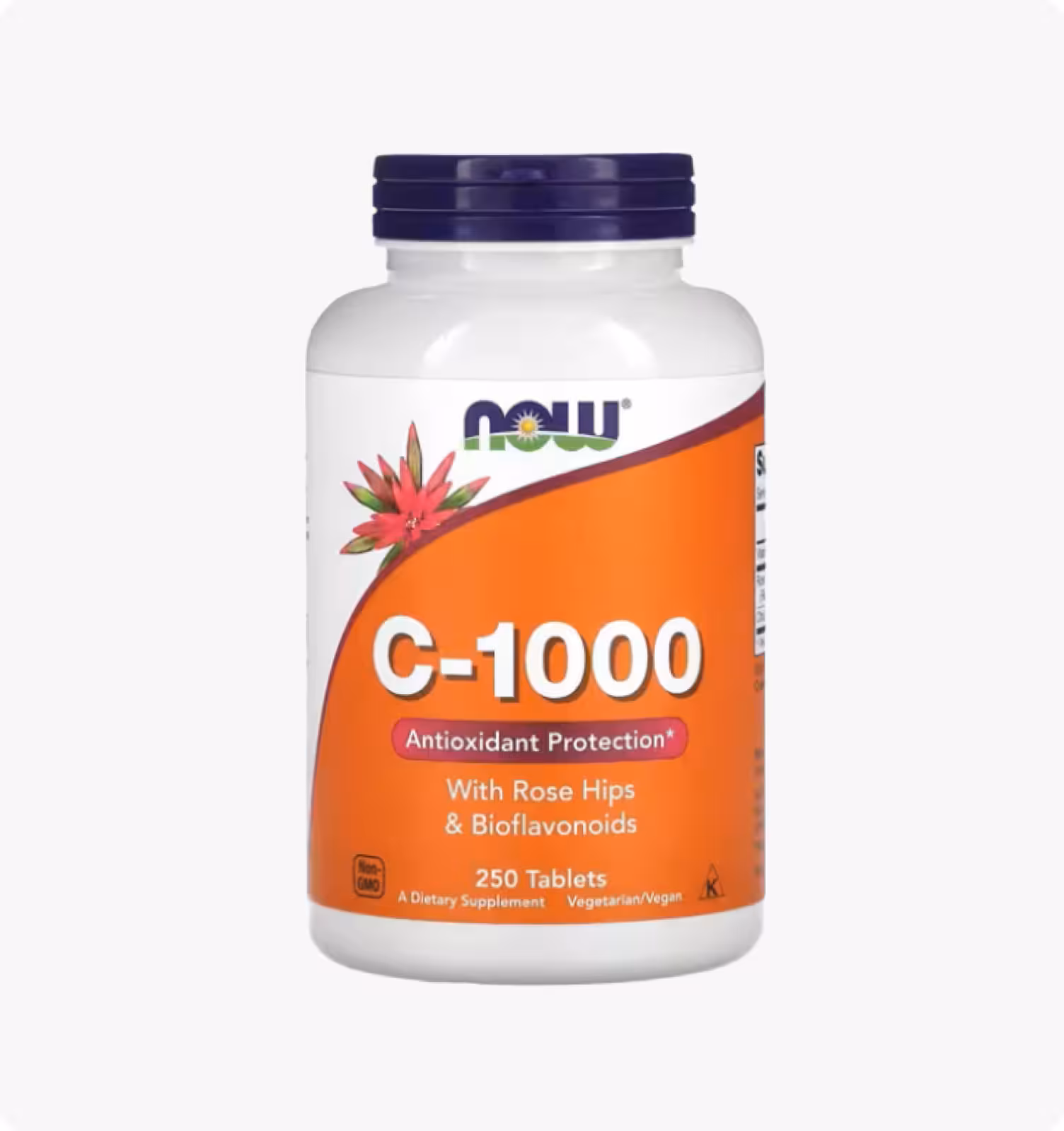 NOW Foods, C-1000, с шиповником и биофлавоноидами, 250 таблеток