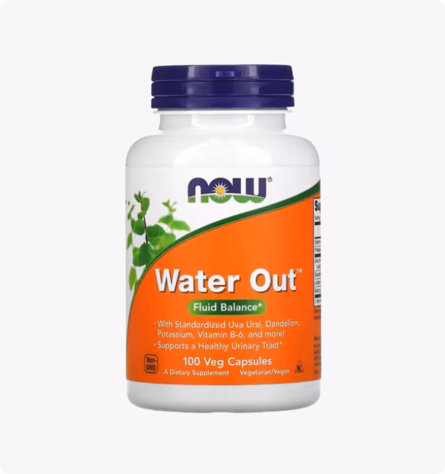 NOW Foods, Water Out, водный баланс, 100 растительных капсул