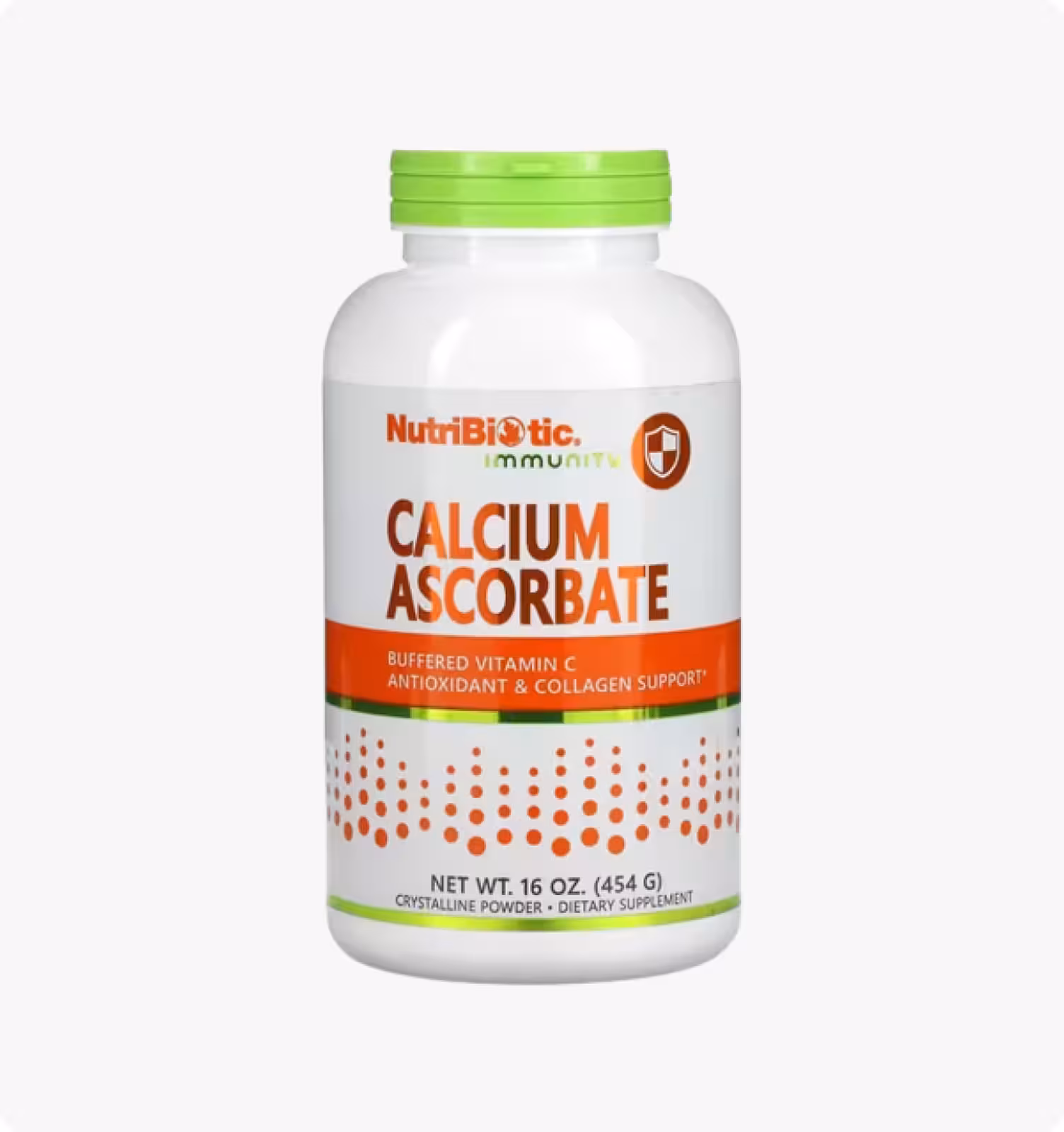 NutriBiotic, Immunity, аскорбат кальция для поддержки иммунитета, кристаллический порошок, 454 г (16