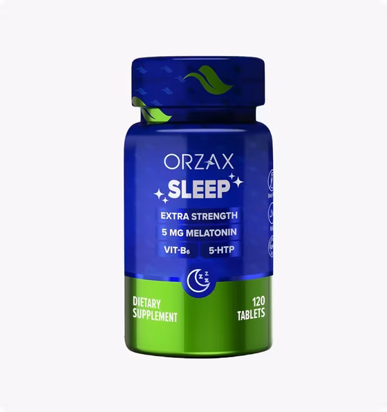 СЦ 70% Orzax, Sleep, Мелатонин, 5 mg, 120 таблеток