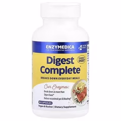 СЦ 40% Enzymedica, Digest, полная формула ферментов, 90 капсул