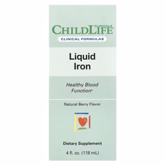 Childlife Clinicals, Liquid Iron, Natural Berry, 4 fl oz (118 ml)