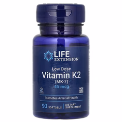 Life Extension, Vitamin K2 (МК-7), 45мкг, 90 капсул