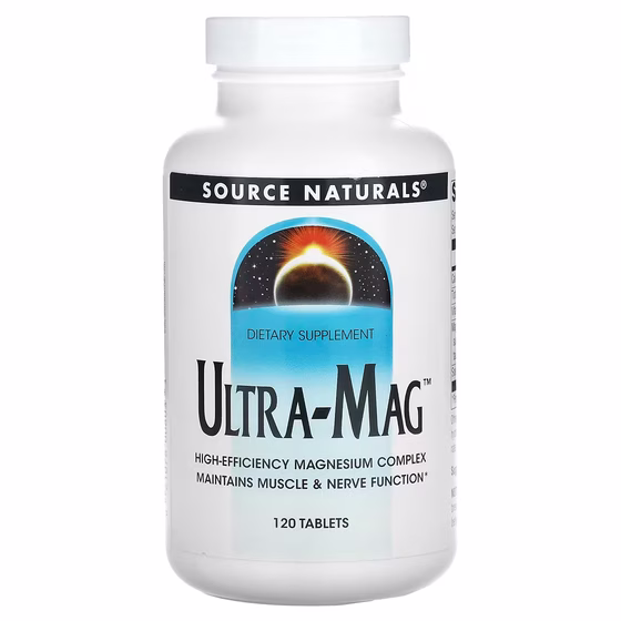 Source Naturals, Ультра-Маг, 120 таблеток