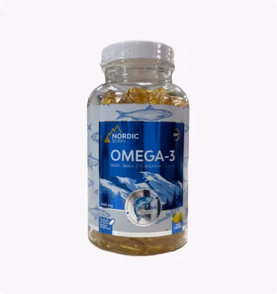 NORDIC OMEGA-3  200 мягких капсул с лимонным вкусом