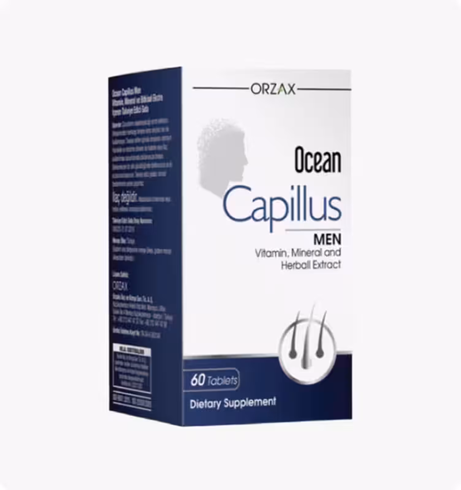 Ocean, Capillus Комплекс для здоровья волос у мужчин, 60 таблеток
