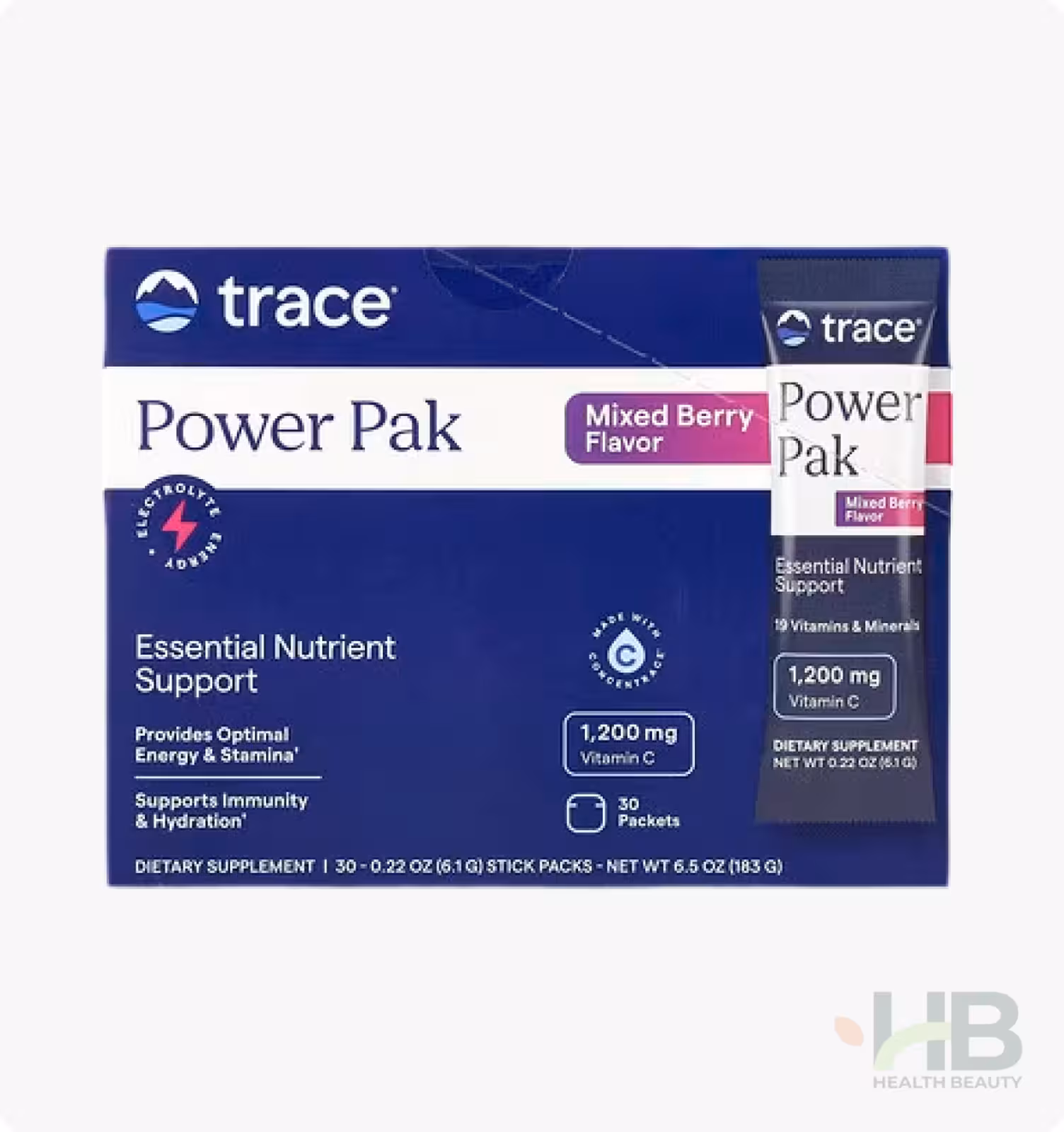 Power Pak для поддержки иммунитета и гидратации с ягодным вкусом