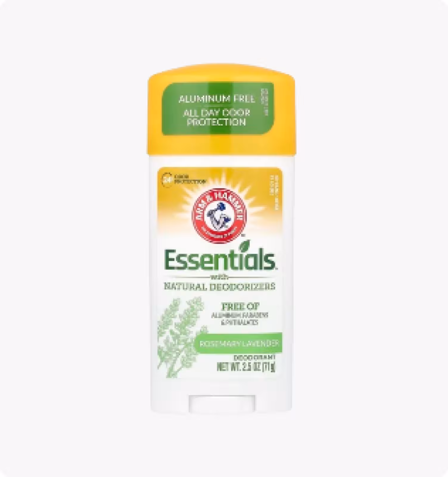 Arm & Hammer, Essentials, Дезодорант, Розмарин и лаванда, круглый, 71 г