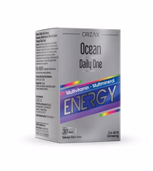 Orzax, Ocean, Daily One Energy, Мультивитамины, 30 таблеток