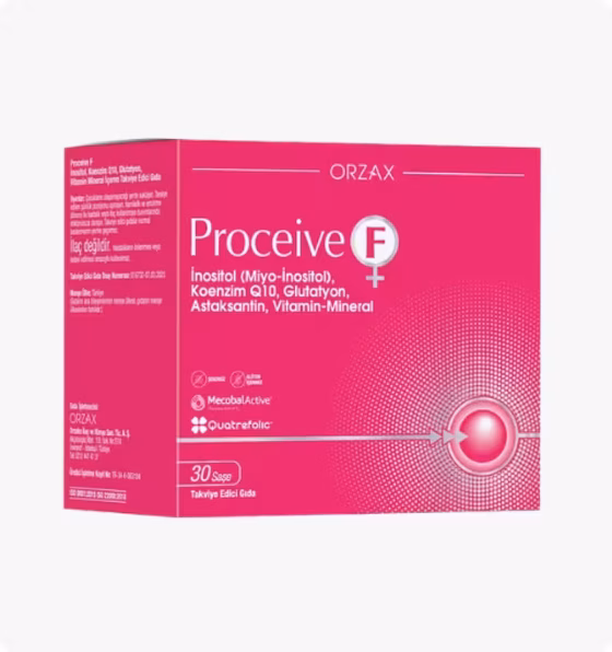 Штука Orzax, Proceive F Комплекс для женского здоровья с инозитолом, 30 саше